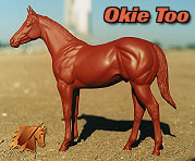 Okie Too - Stock Horse Colt Resin-Cast Sculpture