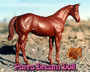 Parrs Dream Doll - Stock Horse Filly Resin-Cast Sculpture