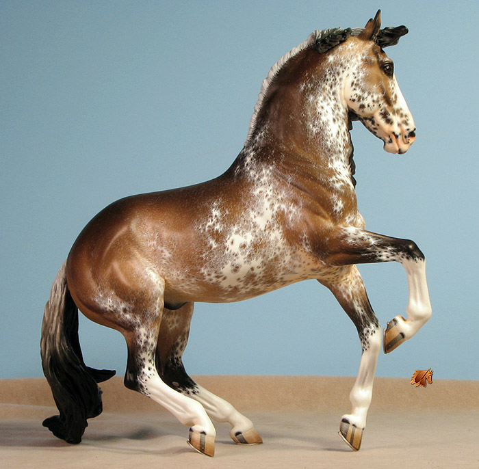 Breyer Alborozo painted by C. Williams