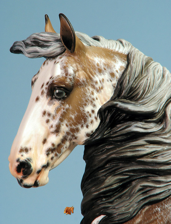 Breyer Alborozo painted by C. Williams