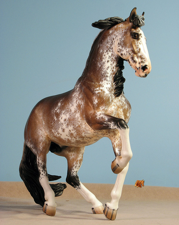 Breyer Alborozo painted by C. Williams