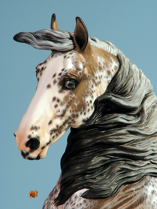 Breyer Alborozo painted by C. Williams