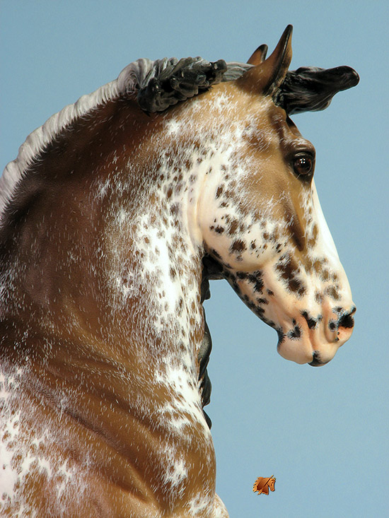 Breyer Alborozo painted by C. Williams