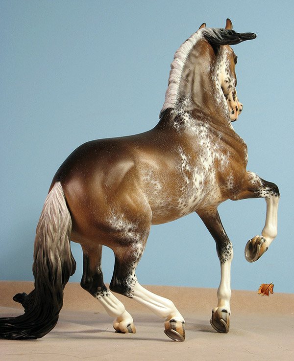 Breyer Alborozo painted by C. Williams