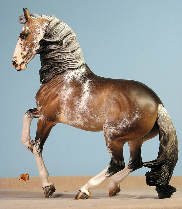 Breyer Alborozo painted by C. Williams