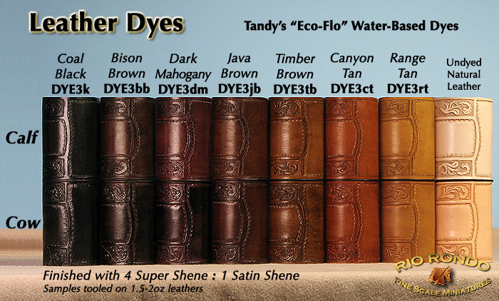 leather dyes dye colors flo eco tandy based water